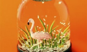 Flamingo Snowdome